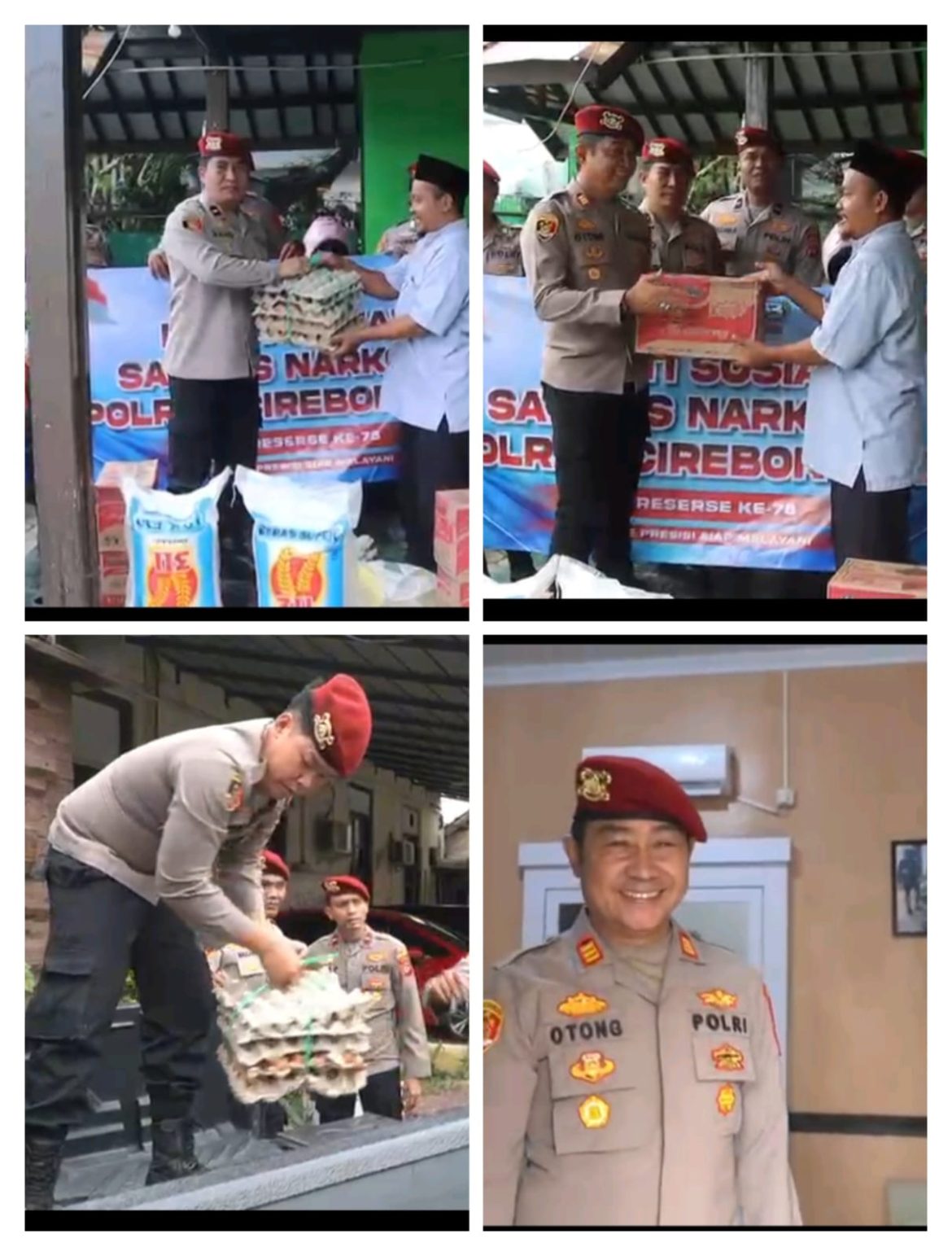 Polres Cirebon Kota Gelar Bakti Sosial, Peringati Hari Jadi Reserse ke-78