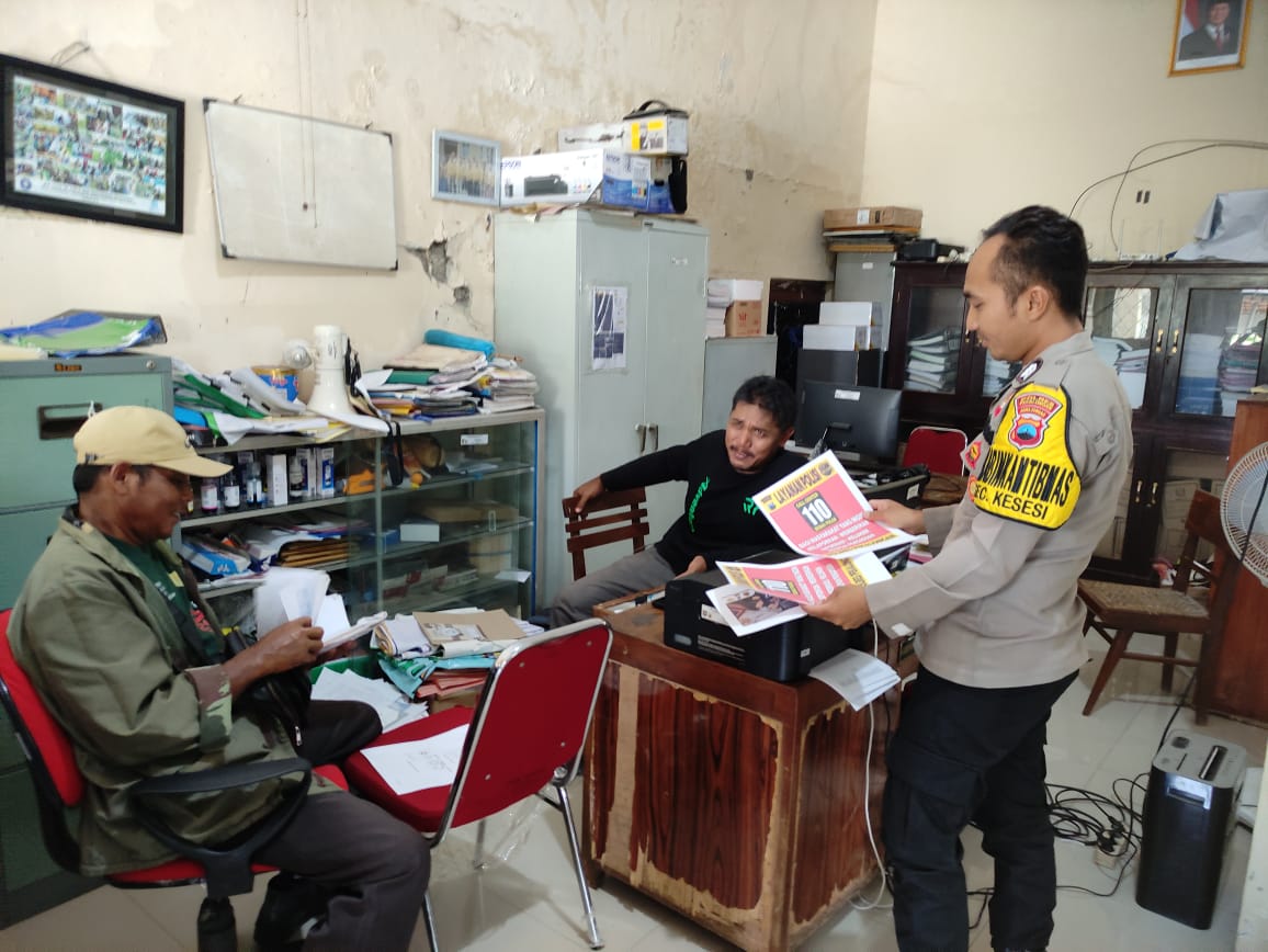 Maksimalkan Layanan Darurat, Polres Pekalongan Gencarkan Sosialisasi Call Center 110 ke Masyarakat