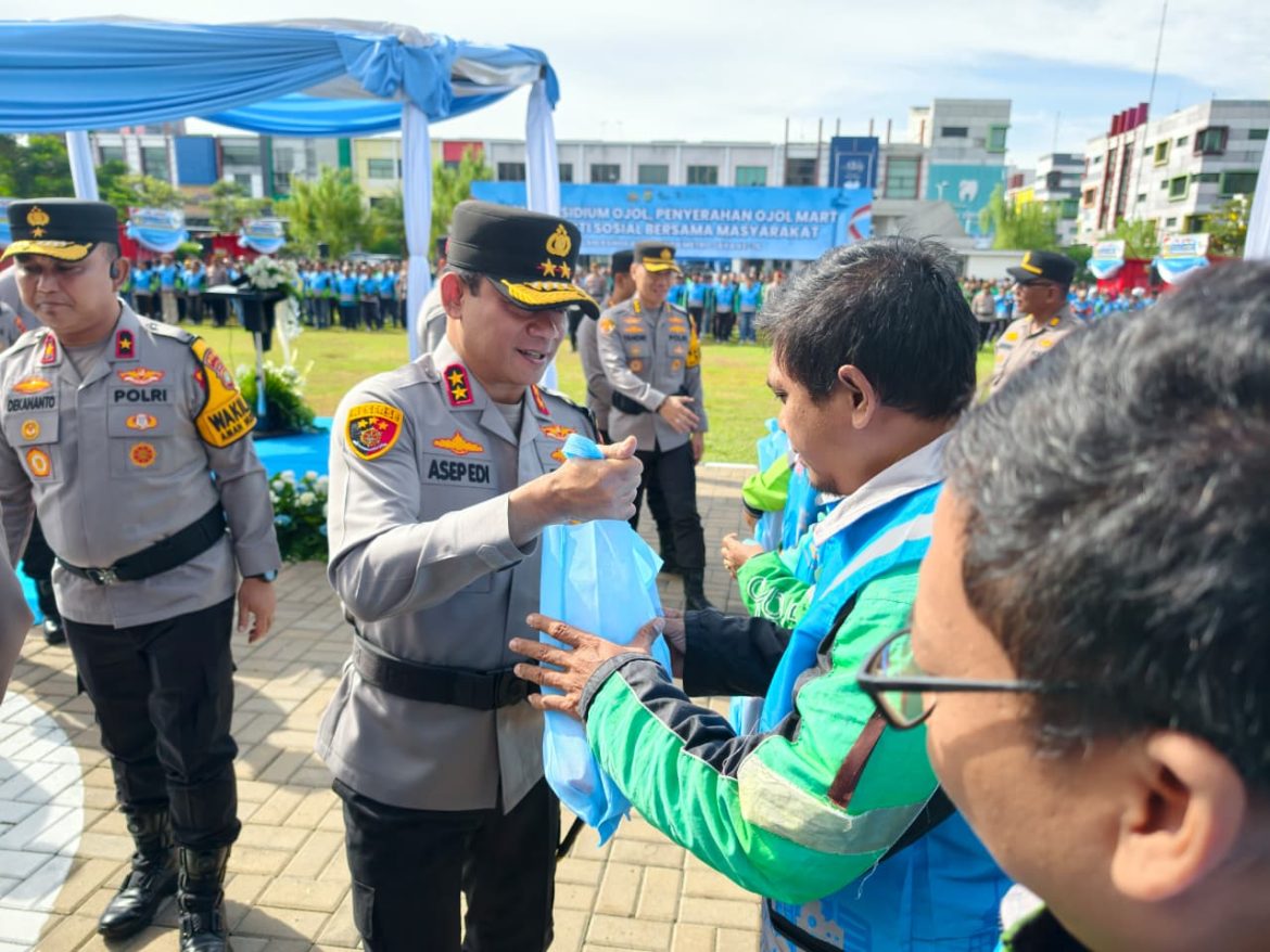 Kapolda Metro Jaya Apresiasi Polres Metro Tangerang Kota Libatkan Ojol dalam Menjaga Kamtibmas
