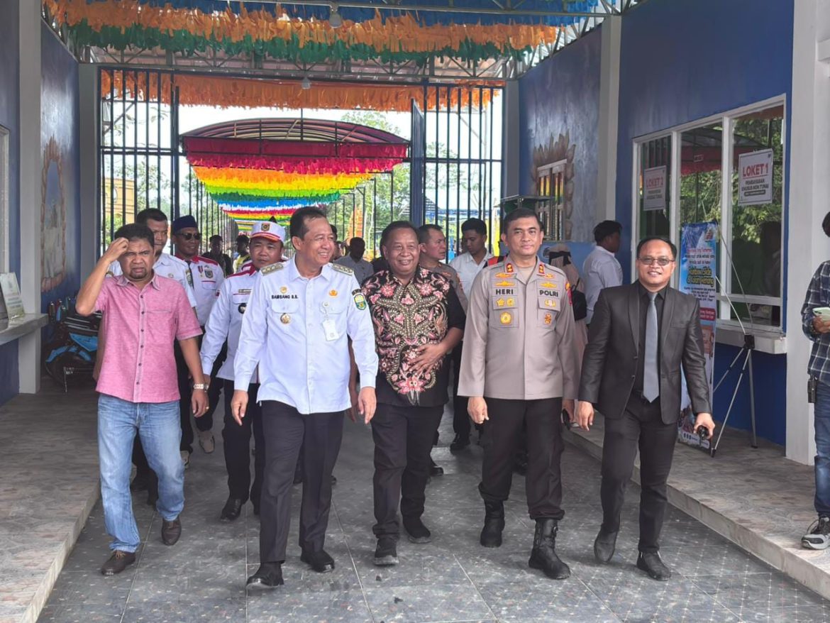 Kapolres Muaro Jambi Bersama Bupati Muaro Jambi Hadiri Peresmian Soft Opening Jambi Park Sei Gelam 
