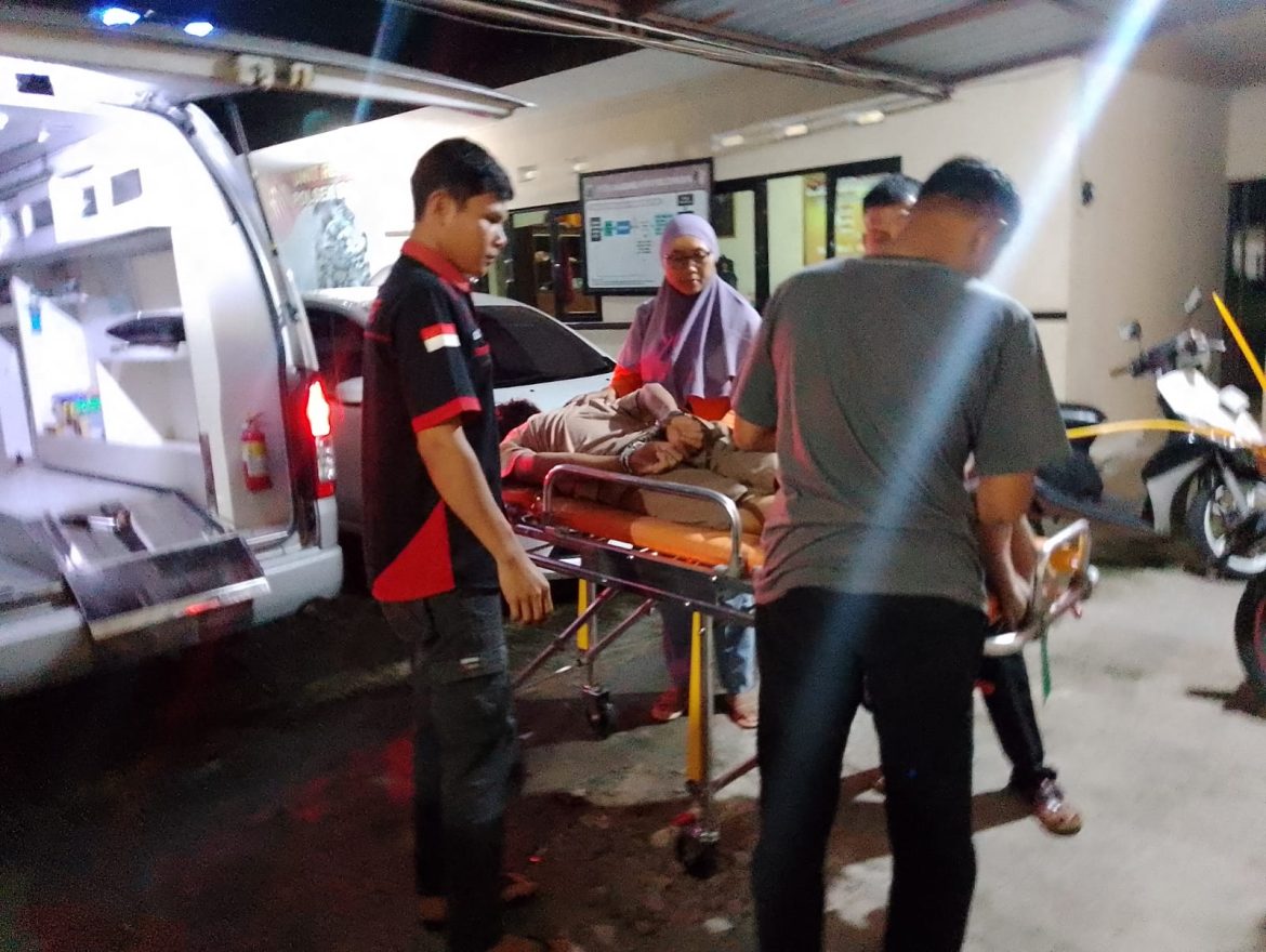 Ngamuk di jalan raya Bawen-Ambarawa, ODGJ diamankan Polsek Bawen.