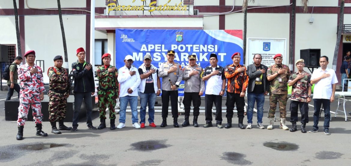 Kapolres Depok Mimpin Apel Sinergitas antara Polri dan Elemen Masyarakat