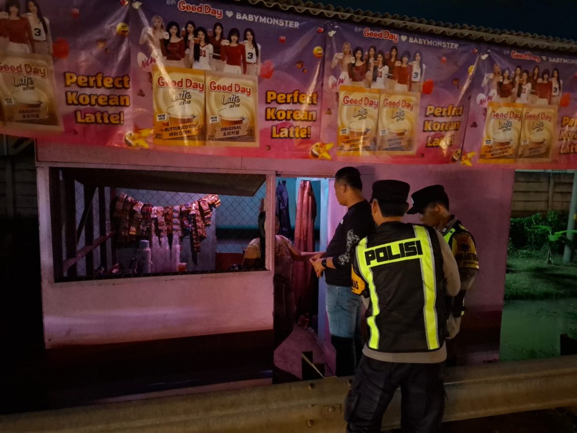 Sikat Warung Remang-remang, Polsek Sragi Geber Patroli Malam di Jalur Pantura