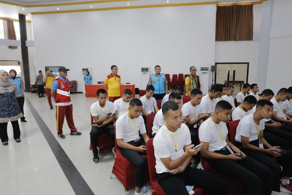42 Peserta Calon Siswa Penerimaan Bintara Brimob Polri Ikuti Tes Rikkes II di Polda Kalteng