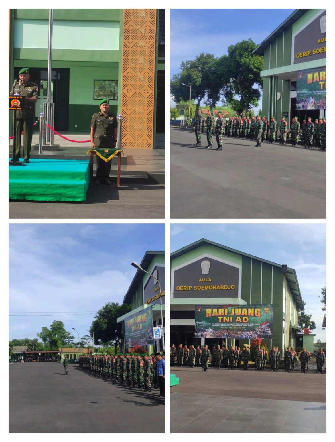 Kodim Pemalang menggelar Upacara Peringatan Hari Juang TNI AD 2025