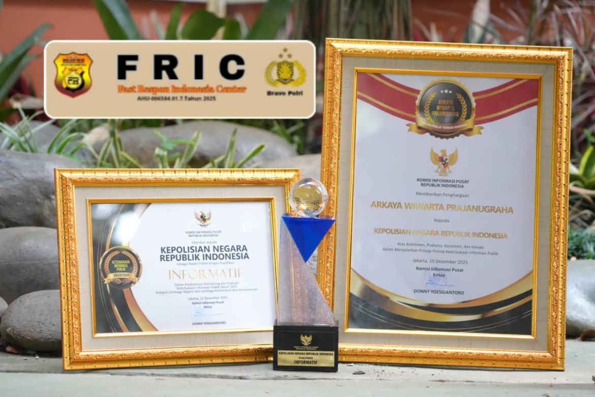 Dinobatkan sebagai Badan Publik Terbaik Nasional, Polri Sabet Arkaya Wiwarta Prajanugraha dalam Monev KIP 2025