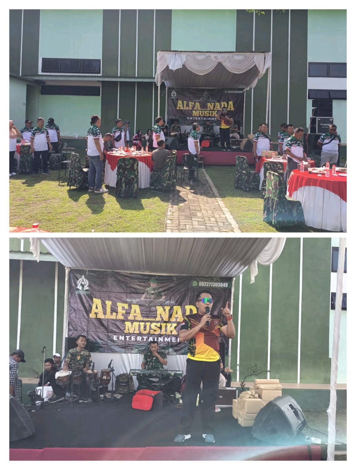 Jalin Silaturahmi, Kodim 0711/Pemalang Gelar Senam Bersama Awak Media Kabupaten Pemalang