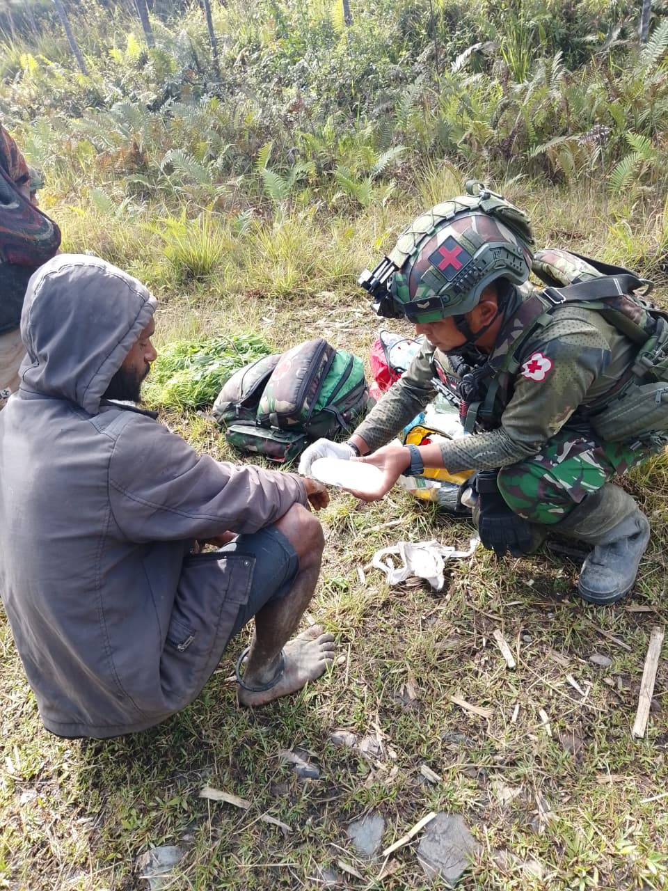 Jaya Sakti Sehat. Sehat Menuju Natal, Satgas Pos Maya Hadir