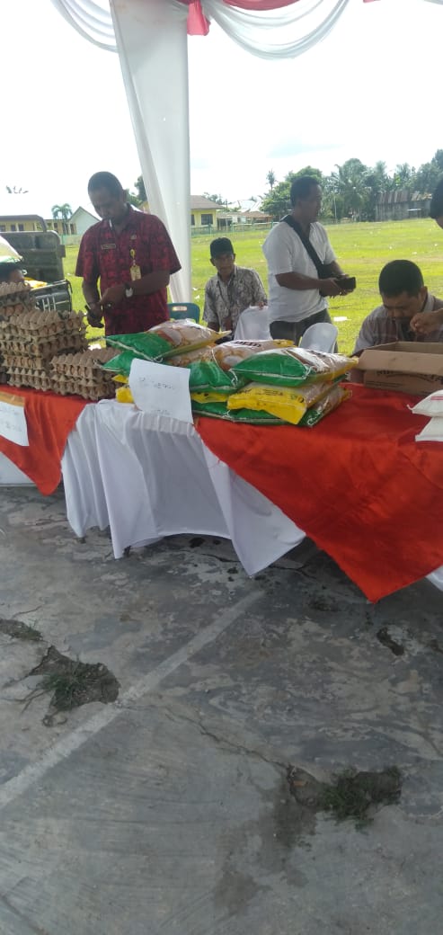 Kadis Perindag Gelar Pasar Murah di Desa Suka Mulia untuk Ringankan Beban Warga Pasca Banjir