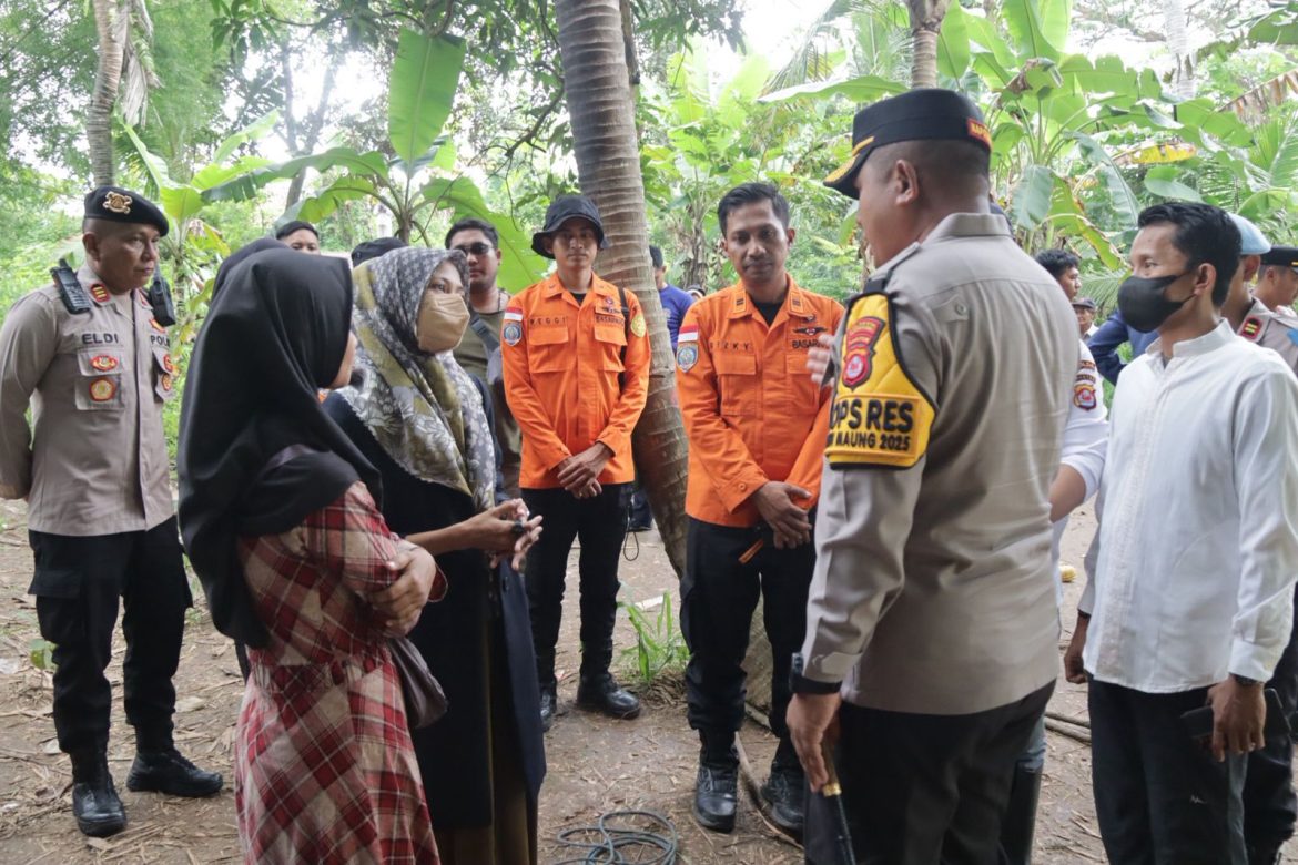 Kapolresta Tangerang Tinjau Lokasi Jatuhnya Santri Tenggelam di Kali Cidurian Kresek