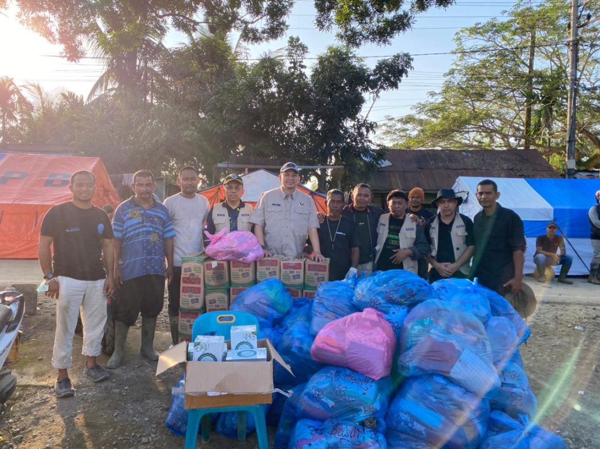 Kepala BNNP Aceh Kunjungi Aceh Tamiang, Salurkan Bantuan Kemanusiaan dan Beri Dukungan Moral