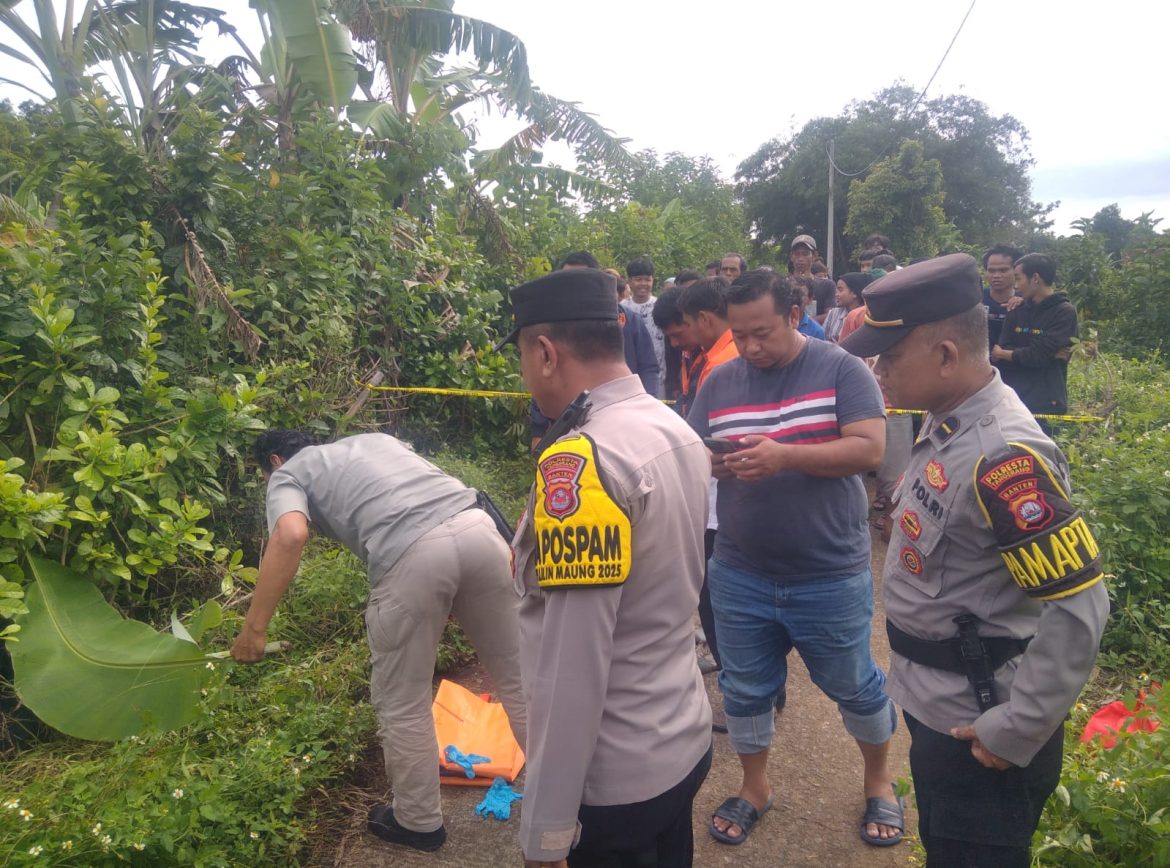 Seorang Pria Ditemukan Tak Bernyawa di Pinggir Jalan di Jambe, Polresta Tangerang Cek TKP dan Lakukan Penyelidikan Intensif