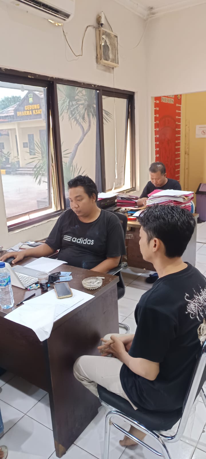 Polsek Cikande Amankan Pria dari Amukan Masa, diduga Pelaku Penggelapan Sepeda Motor