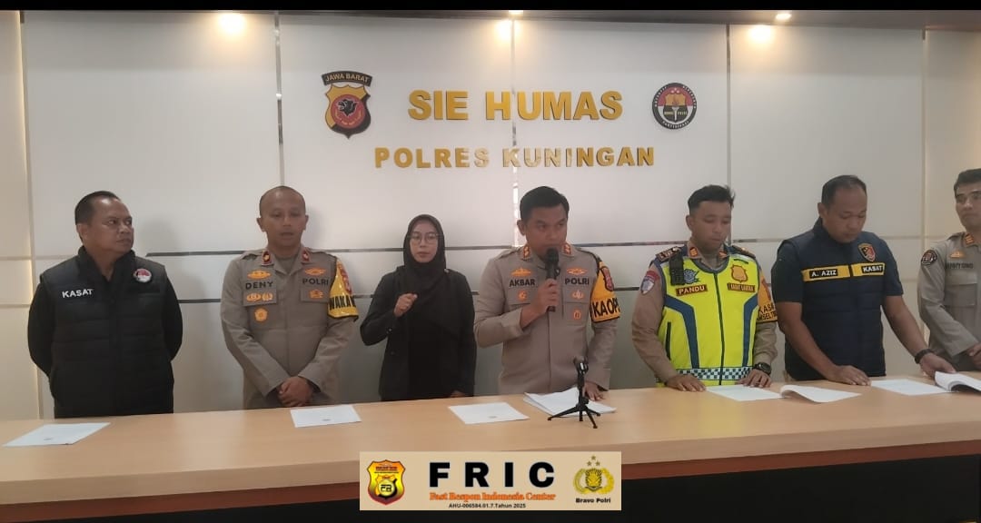 Kapolres Kuningan AKBP Muhamad Ali Akbar, S.I.K., M.Si. Paparkan Capaian Kinerja 2025, Laka Lantas Turun Drastis dan Penanganan Kriminal Terus Ditingkatkan