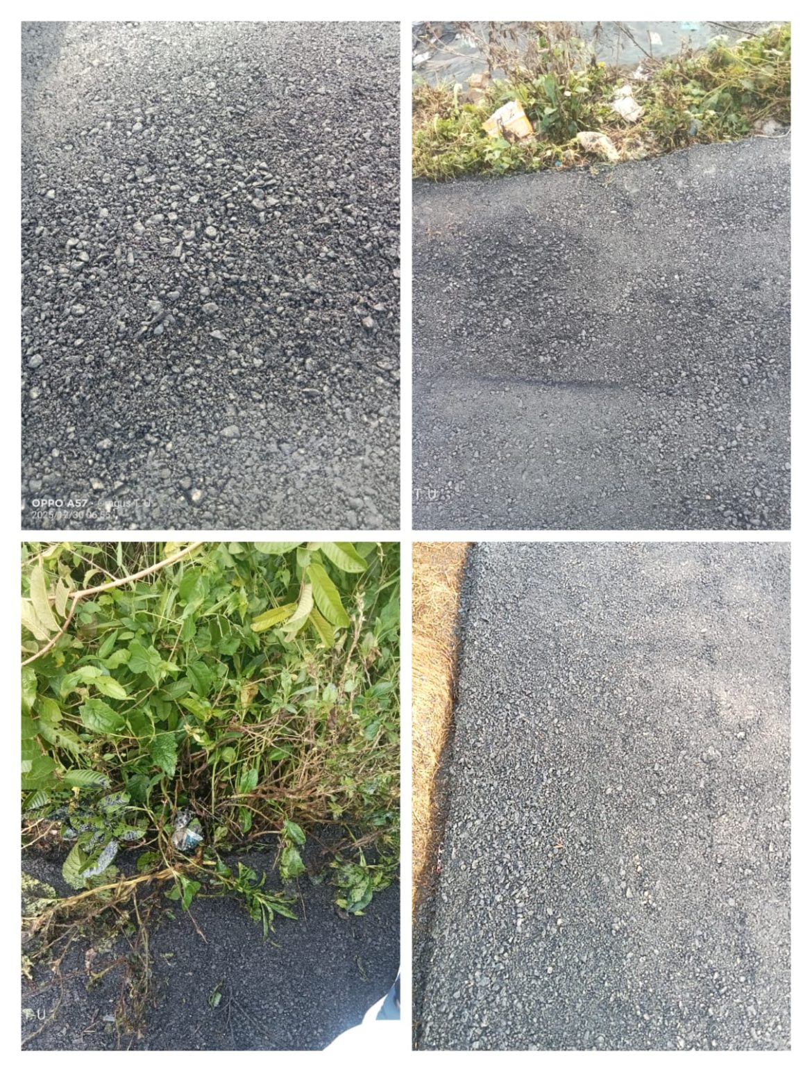 Diduga Di Kerjakan Asal Asalan Dan Tanpa Papan Informasi Pengaspalan Jalan Tembus Desa Mandiraja Ke Desa Gendoang Menuai Kritikan Dari Masyarakat 