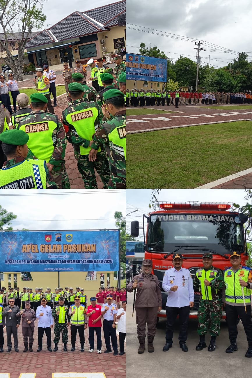 Dandim Pemalang Hadiri Apel Gelar Pasukan Kesiapan Pelayanan Masyarakat Sambut Tahun Baru 2026