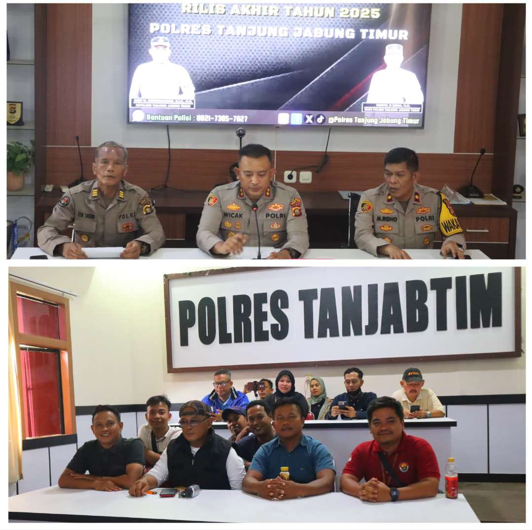 RILIS AKHIR TAHUN POLRES TANJAB TIMUR TAHUN 2025 