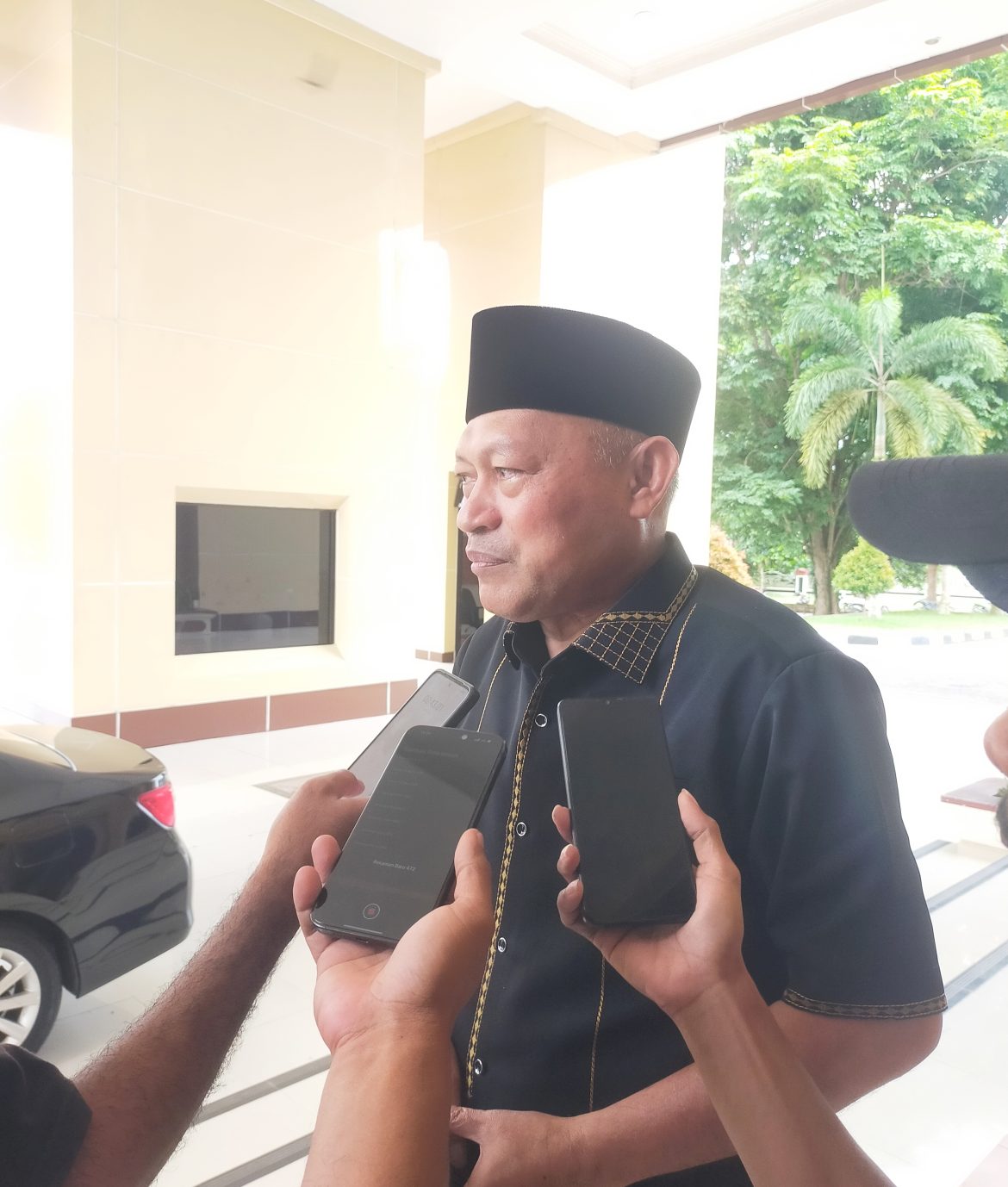 Progres Minim, Wagub Sarbin Desak Percepat Pembangunan Gedung BPBD Maluku Utara Yang Terancam Molor