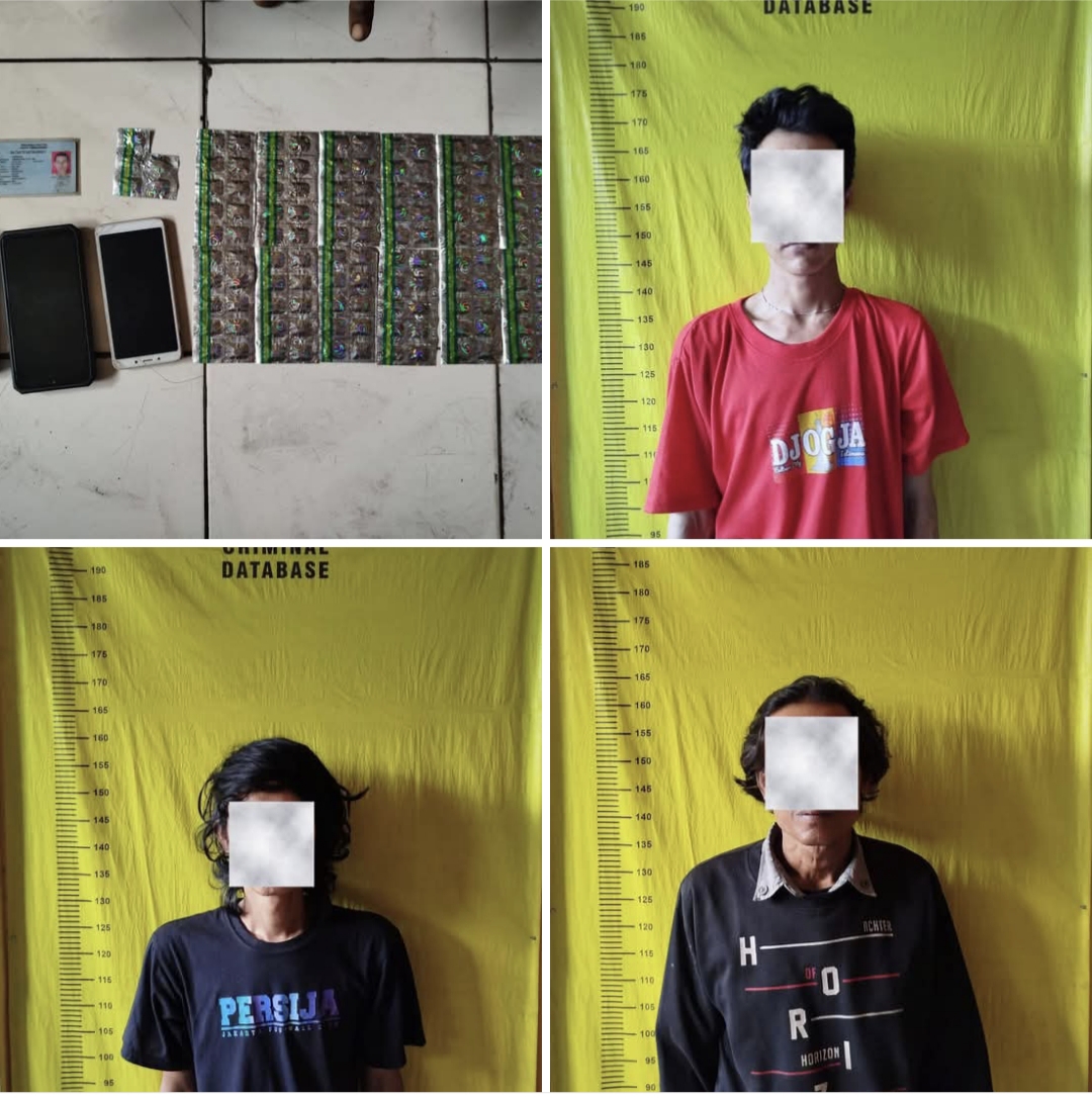 Polsek Jatiuwung Ungkap Peredaran Obat Keras Tramadol, Tiga Orang Diamankan