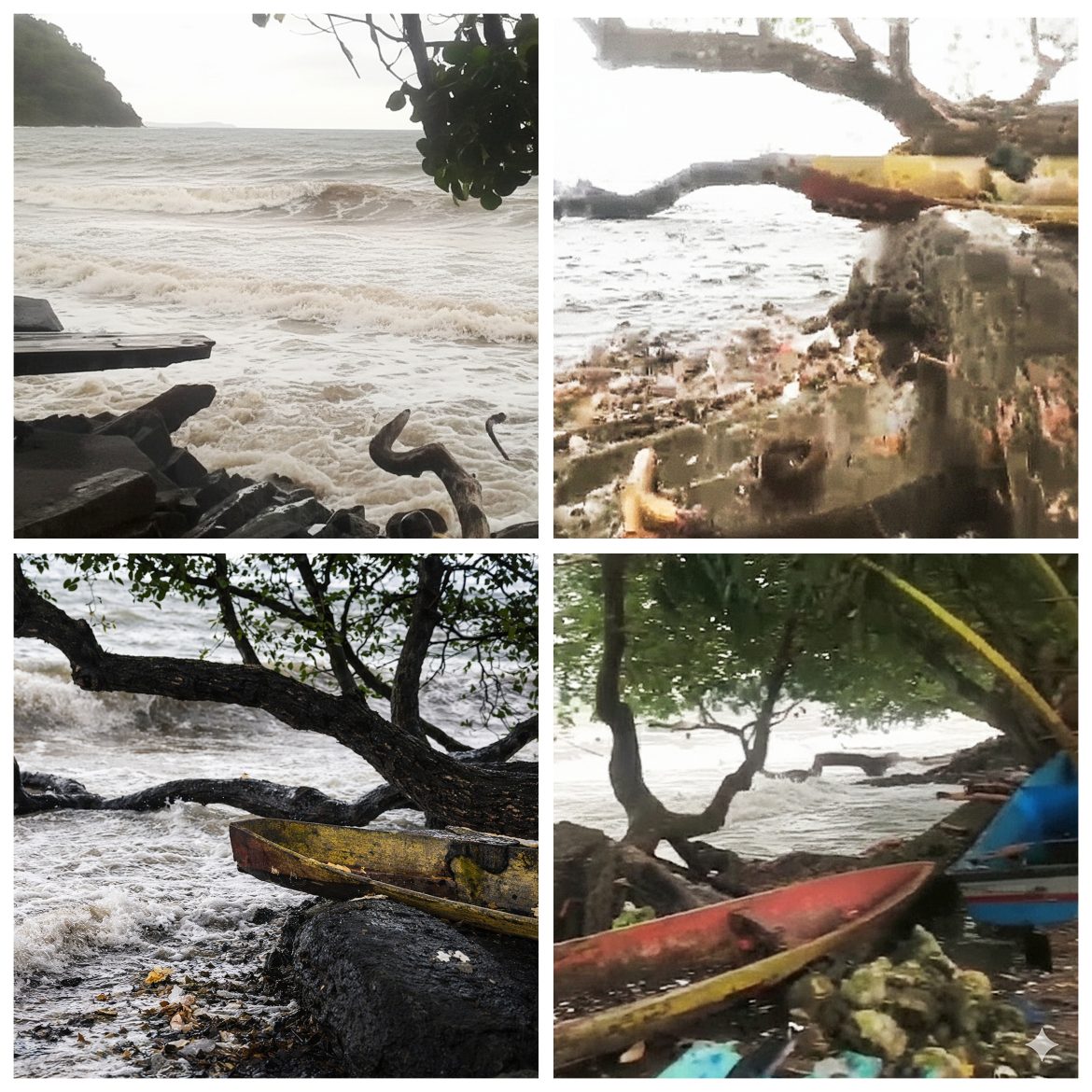 Talud Penahan Ombak Ambruk, Rumah Warga Pesisir Pantai Geti Baru Terancam Abrasi
