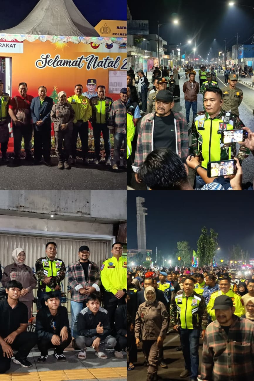 Dandim Pemalang Bersama Forkopimda Monitoring Pergantian Malam Tahun Baru 2026 