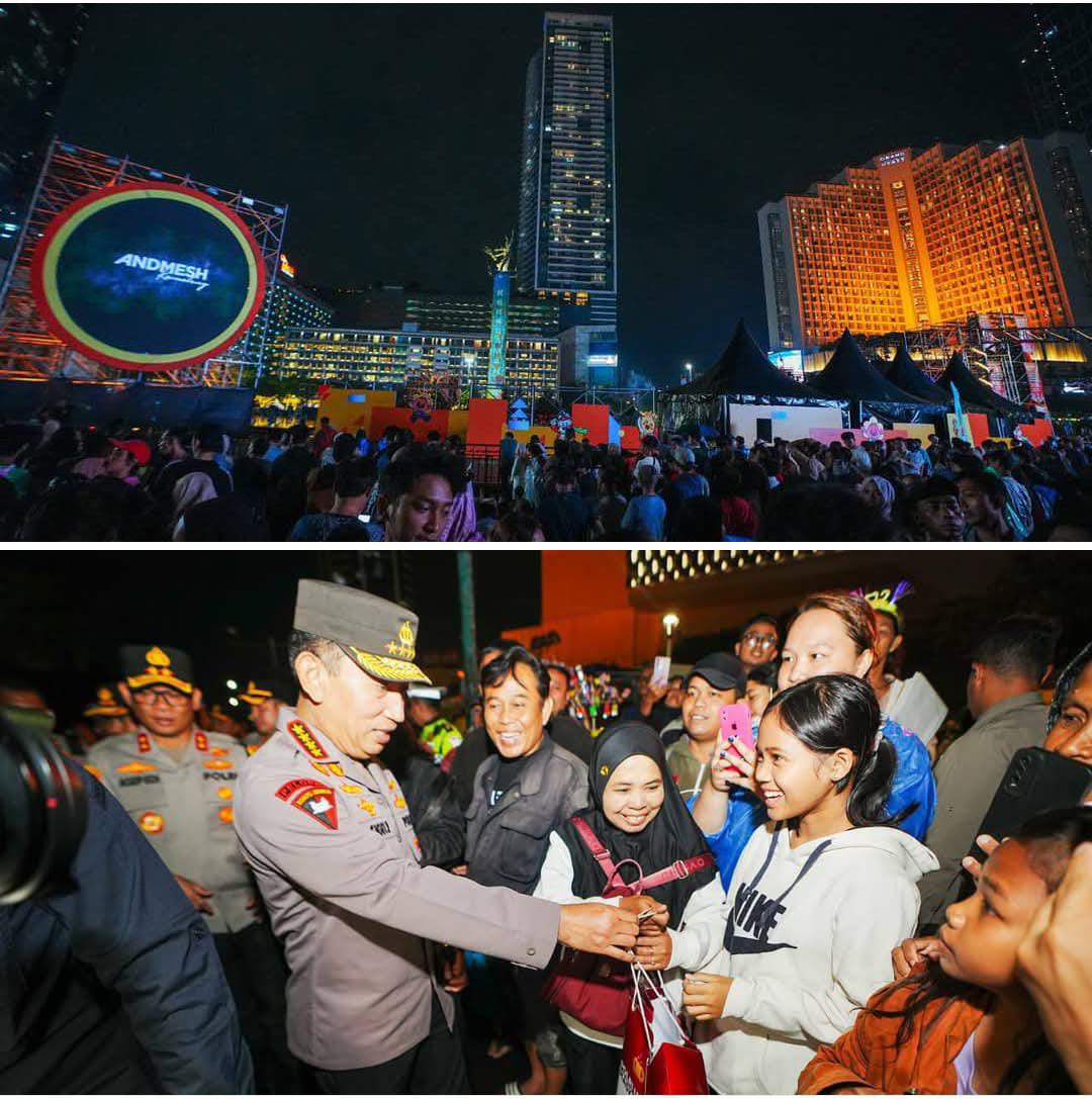 Kapolri Turun Langsung ke HI, Cek Pengamanan Tahun Baru hingga Sapa Masyarakat