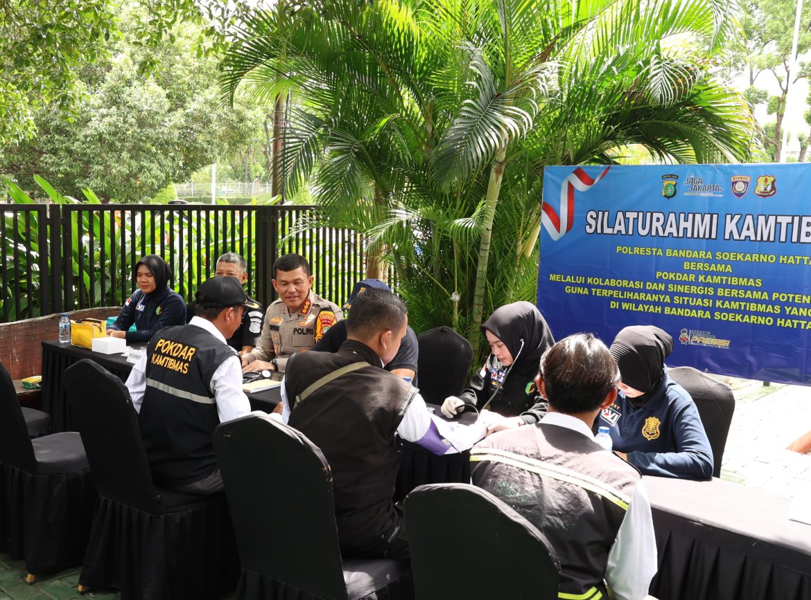 Jumat Curhat, Kapolresta Bandara Soetta Imbau Pokdar Kamtibmas Hindari Praktik Judi Online 