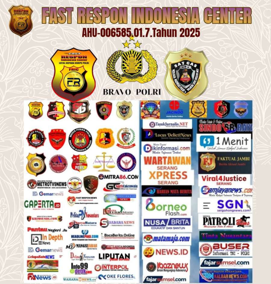 Fast Respon Indonesia Center Terbentuk Untuk Dukung Program Presiden dan Kapolri