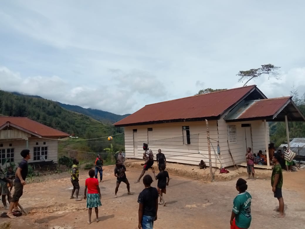 Jaya Sakti Menyapa. Volly Menyatukan, Satgas dan Masyarakat