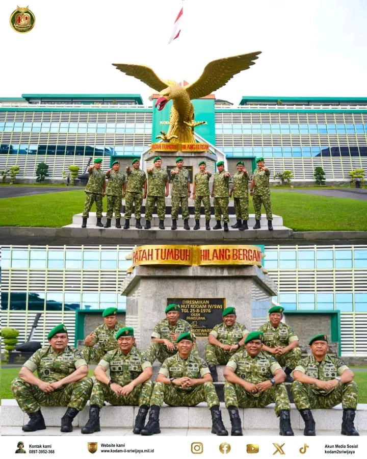 Staf Ahli Pangdam II/Sriwijaya, “Bantu Panglima Merumuskan Kebijakan Serta Mengambil Keputusan Yang Tepat