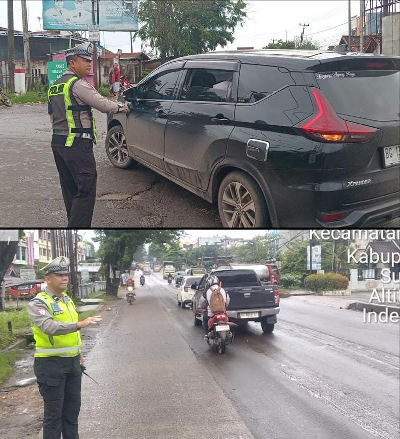 Polsek Pemulutan Hadir untuk Masyarakat melalui Giat Strong Point Pagi, Situasi Aman dan Kondusif