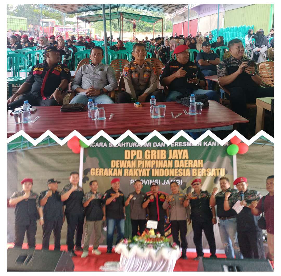 Ketua DPW FRIC Provinsi Jambi Hadiri Silaturahmi dan Peresmian Kantor Baru GRib Jaya Provinsi Jambi “Selamat dan Sukses” 