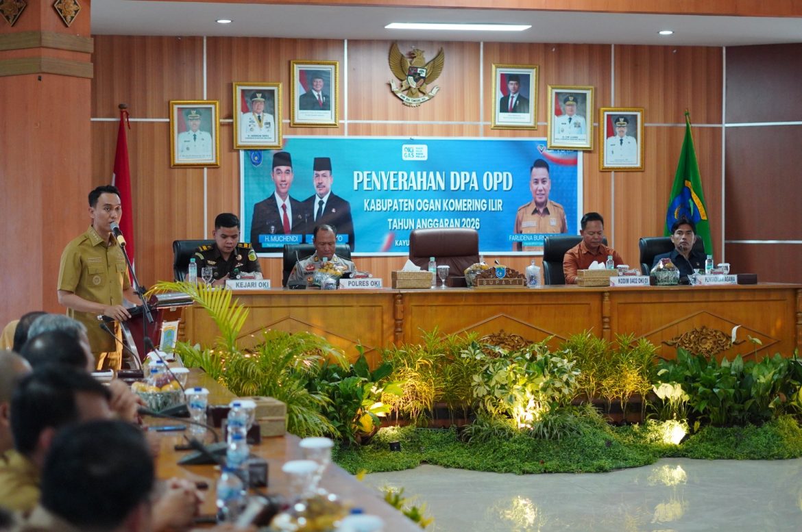 Pemkab OKI Serahkan DPA 2026: Fokus pada Program Prioritas dan Percepatan Realisasi Anggaran