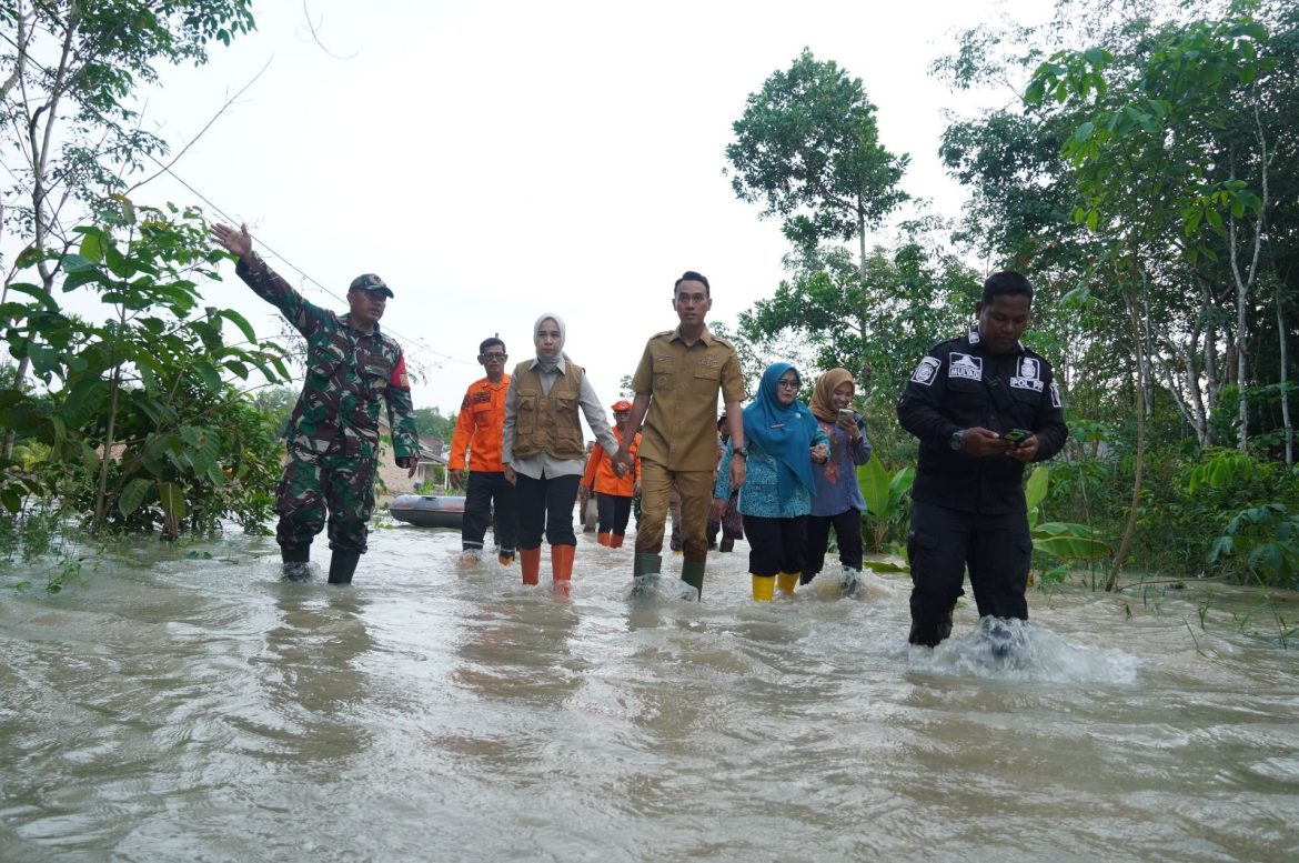 Tinjau Wilayah Terdampak Banjir, Bupati OKI Fokus Pemulihan