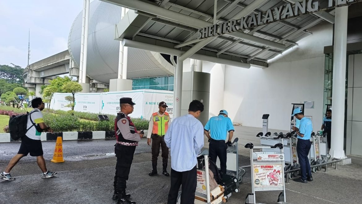 Polsubsektor Terminal 1 Bandara Soetta Tingkatkan Patroli, Imbau Pengguna Jasa Jaga Kamtibmas