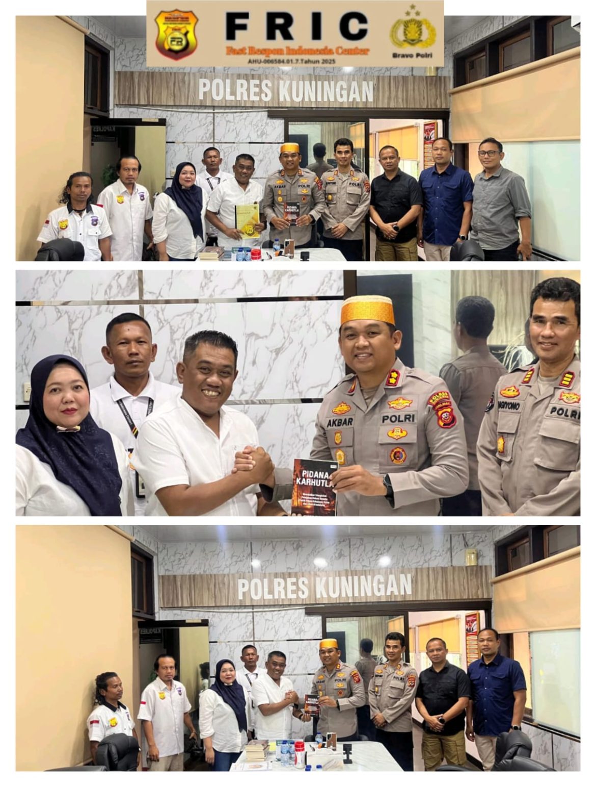 Bangun Komunikasi Sejak Awal, FRIC Silaturahmi ke Polres Kuningan .