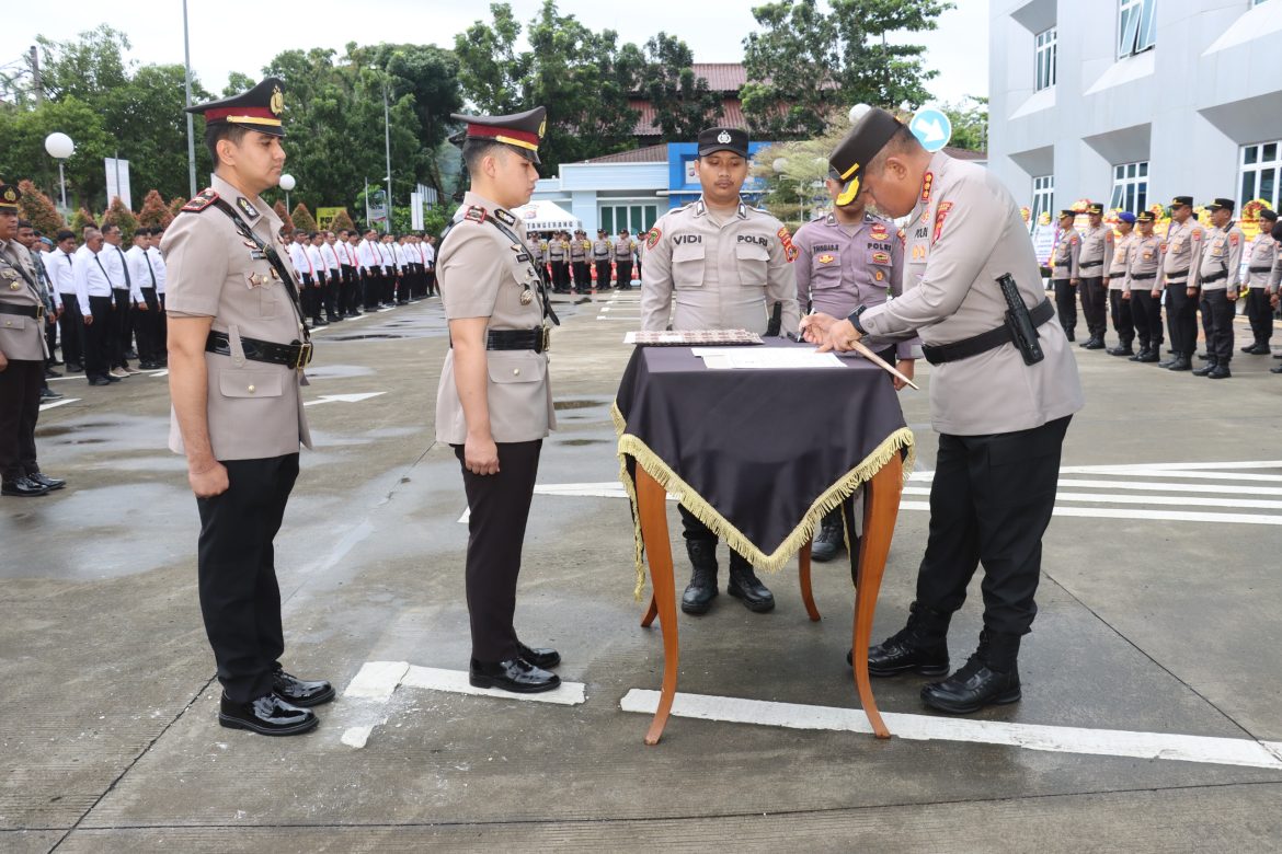 Polresta Tangerang Gelar Sertijab Kabag, Kasat, dan Kapolsek, Ini Daftarnya