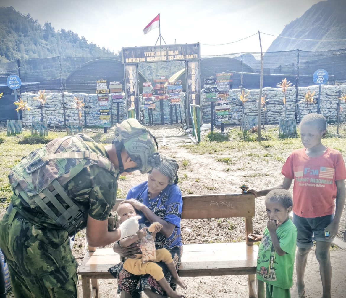 Jaya Sakti Sehat dan Peduli. Pos Bilai Lakukan Layanan Kesehatan dan Borong Hasil Tani Masyarakat