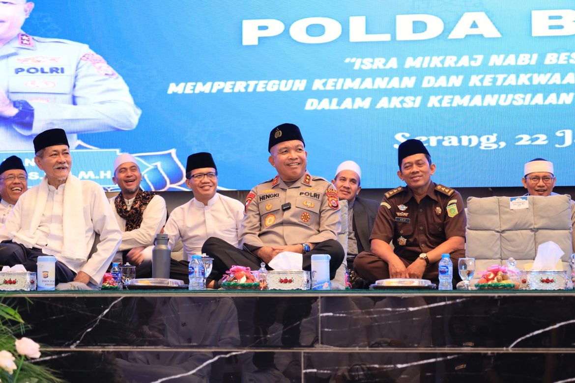 Peringatan Isra Mikraj, Polda Banten Teguhkan Keimanan dan Ketakwaan Personel