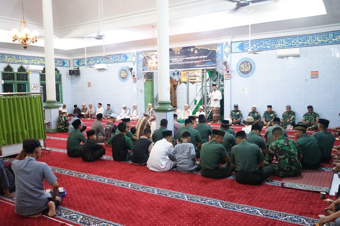 Prajurit dan Masyarakat Bersatu, Kodim 0402/OKI-OI Peringati Isra’ Mi’raj 1447 H