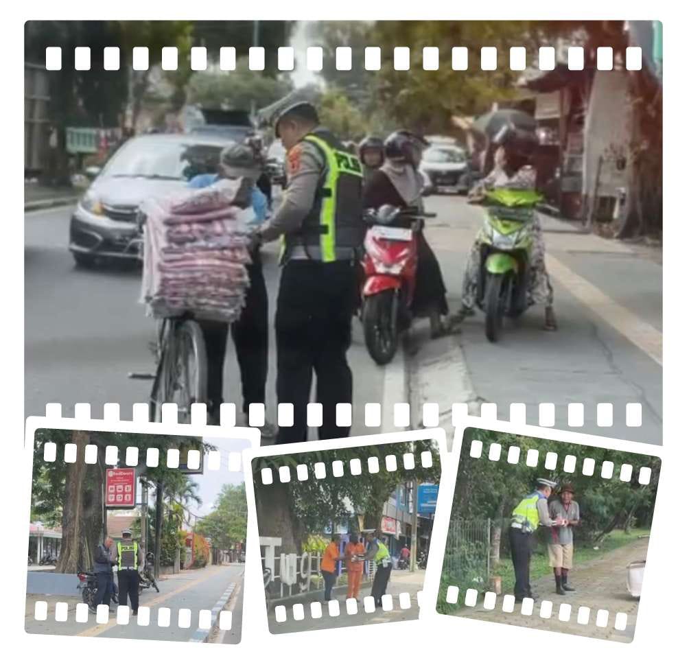 Satlantas Polresta Jambi Gelar Jumat Berkah, Salurkan Nasi Kotak untuk Warga