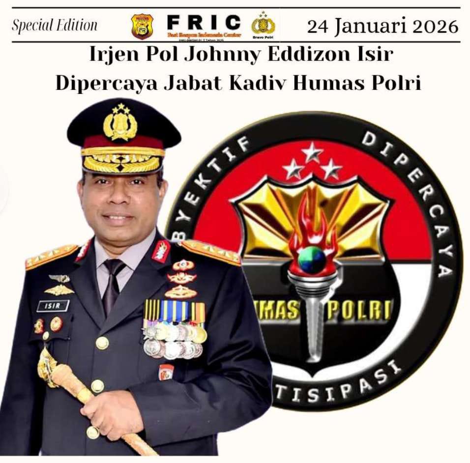 Irjen Pol Johnny Eddizon Isir Dipercaya Jabat Kadiv Humas Polri 