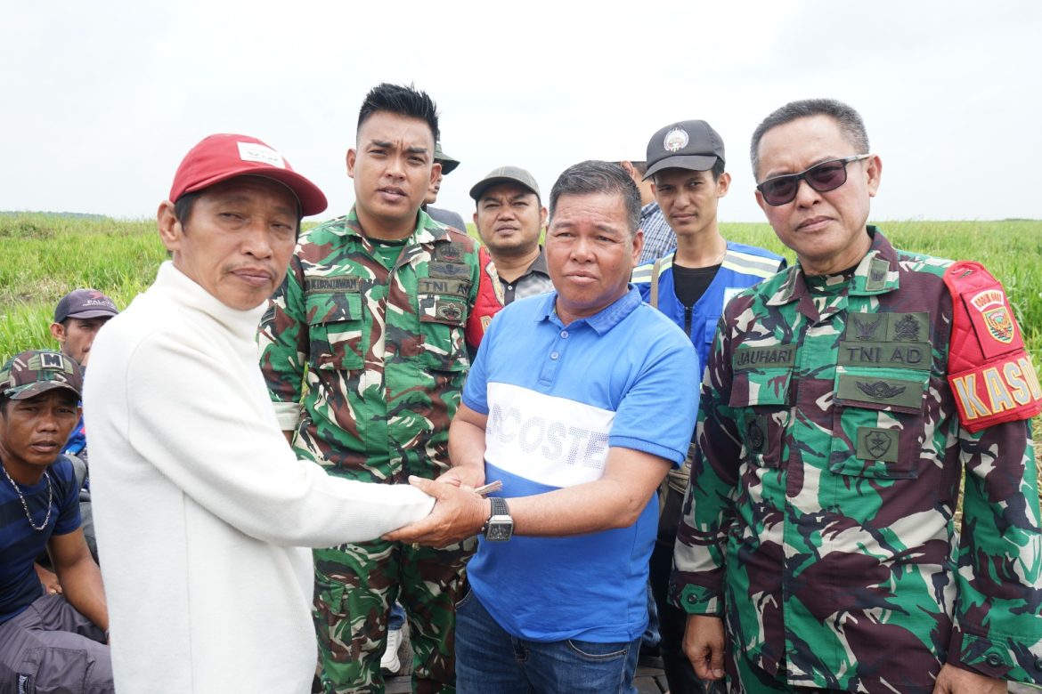 Kodim 0402/OKI–OI Fasilitasi Mediasi Permasalahan Pondok Petani Ikan di Pedamaran