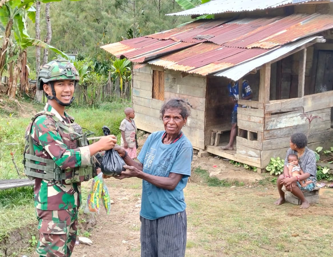 Jaya Sakti Berbagi. Kegiatan Sosial, Pos Bilai Membantu Masyarakat Pedalaman