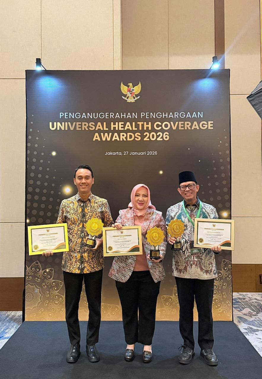Perluas Cakupan BPJS Gratis Bagi Warga, Bupati OKI Raih UHC Award 2026