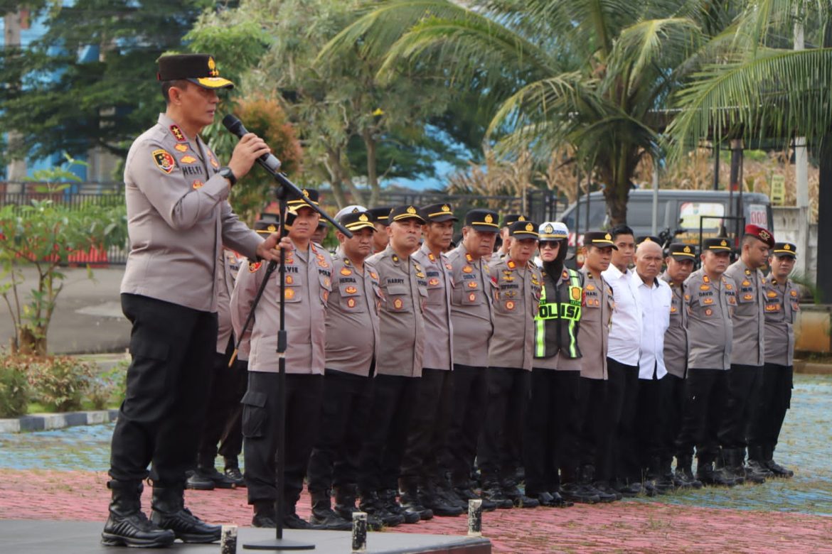 Pimpin Apel Pagi di Polres Pesawaran, Kapolda Lampung Tegaskan Arahan Kapolri: Polri Tetap di Bawah Presiden