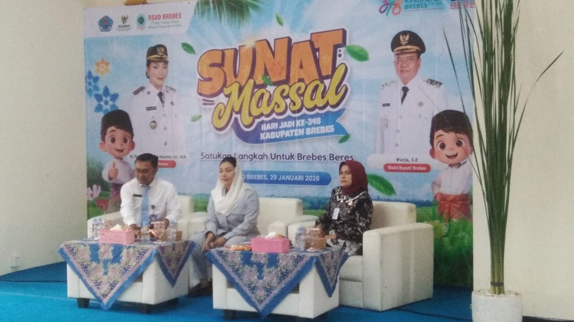 RSUD Brebes Gelar Sunat Massal dalam Rangka Hari Jadi Kabupaten Brebes ke-348
