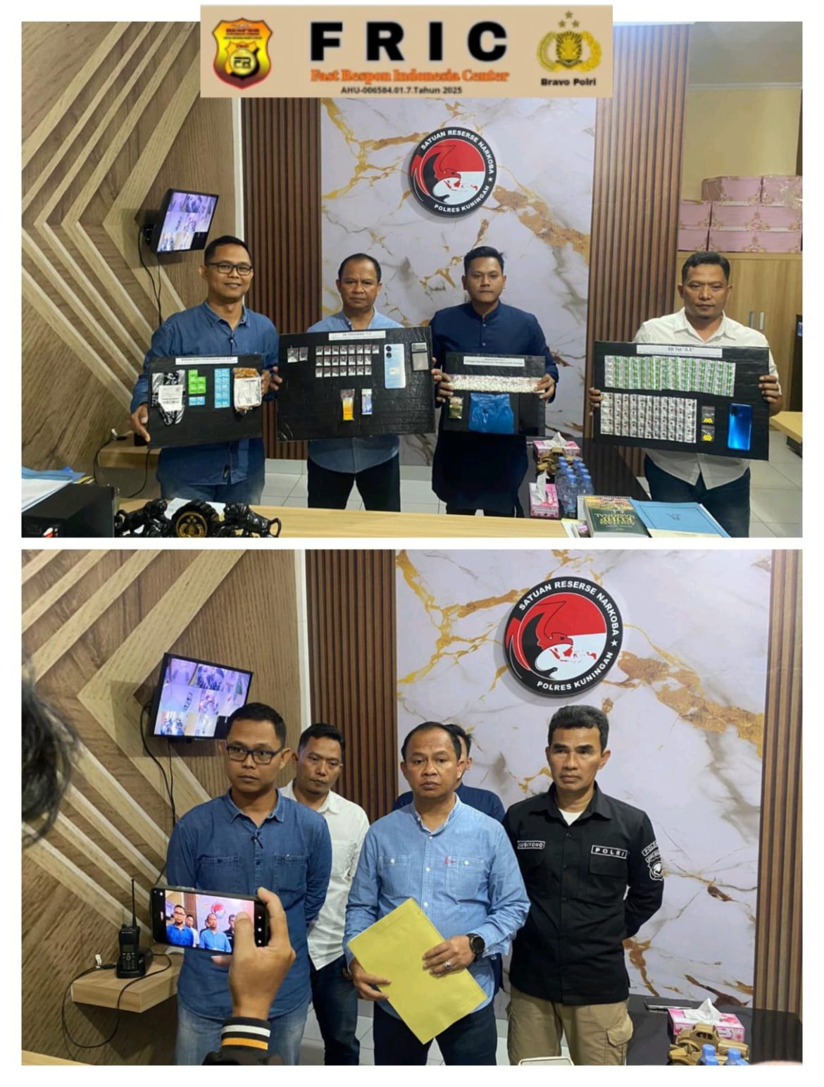 Satresnarkoba Polres Kuningan Ungkap 4 Tindak Pidana Narkoba Selama Januari 2026