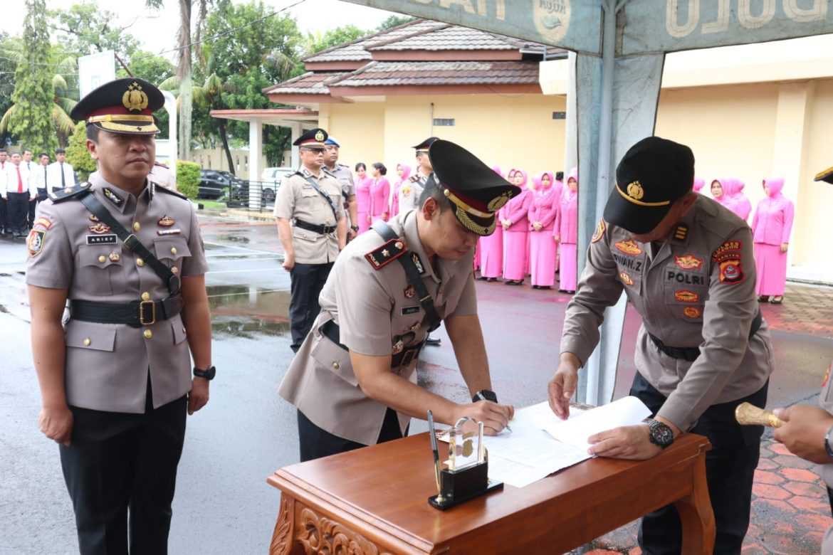 Polres Cilegon Gelar Sertijab Sejumlah Pejabat, Teguhkan Komitmen Profesionalisme dan Pelayanan Prima