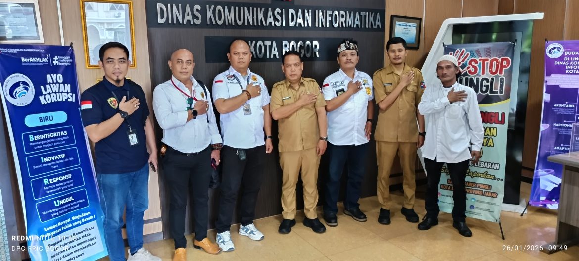 Perkuat Sinergi Informasi, FRIC Bogor Raya Gelar Audiensi Strategis dengan Diskominfo Kota Bogor